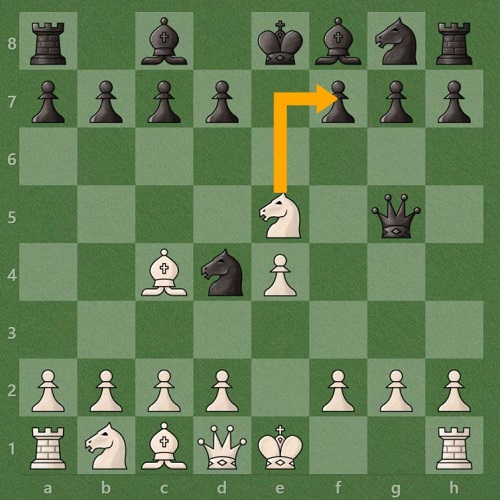 در این شاخه از این شروع بازی ، سفید بهتر است با فیل ، پیاده f7 را میزد